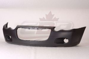 Bumper Front Chrysler Sebring Sedan 2004-2006 Primed With Fog Lamp Hole Without Head Lamp Washer , CH1000404