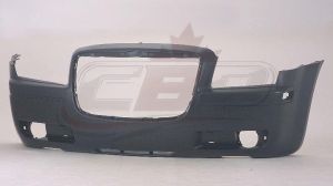 Bumper Front Chrysler 300 2005-2010 Primed 2.7L Without Fog Capa , CH1000438C