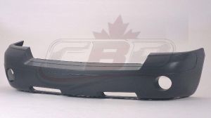 Bumper Front Dodge Dakota 2005-2007 Primed With Fog Lamp Hole Without Moulding Hole Capa , CH1000444C
