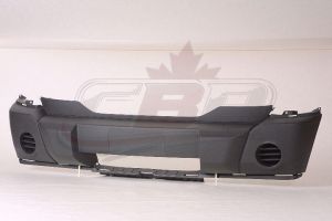 Bumper Front Dodge Nitro 2007-2009 Black Without Fog Lamp Hole , CH1000886B