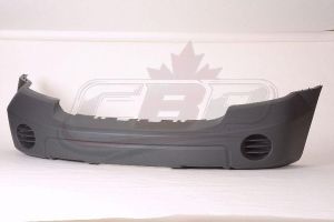 Bumper Front Dodge Durango 2007-2009 Black Without Fog/ Tow Hook , CH1000899B