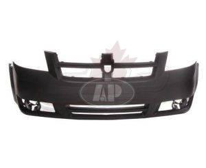 Bumper Front Dodge Caravan 2008-2010 Primed (Se Model) With Built-In Grille Capa , CH1000924C