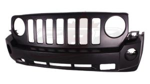 Bumper Front Jeep Patriot 2007-2010 Primed With Tow Without Chrome Capa , CH1000935C