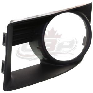 Fog Lamp Bezel Front Driver Side Dodge Caliber 2007-2010 Matte-Black , CH1038116