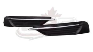 Fog Lamp Cover Front Driver Side Chrysler 200 Convertible 2011-2014 With Chrome Moulding , CH1038123