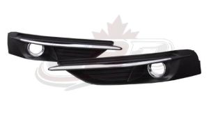 Fog Lamp Bezel Front Driver Side Chrysler 200 Convertible 2011-2014 With Chrome Moulding , CH1038125