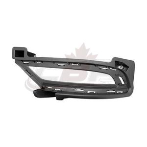 Fog Lamp Bezel Front Driver Side Chrysler 300 2015-2021 Black Textured (Trim Moulding Separate) , CH1038172