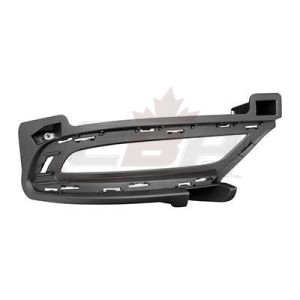 Fog Lamp Bezel Front Passenger Side Chrysler 300 2015-2021 Black Textured (Trim Moulding Separate) , CH1039172