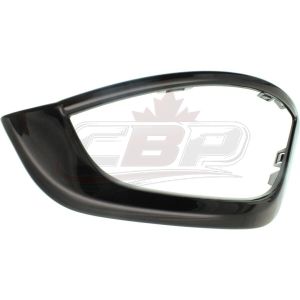 Fog Lamp Trim Front Driver Side Chrysler Pacifica Hybrid 2017-2020 Black Primed , CH1046114