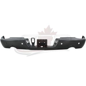 Bumper Rear Assembly Dodge Ram 1500 2009-2010 Black Ptm With Sensor For 1500 Without Dual Exhaust, Ch1102373