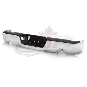 Bumper Rear Assembly Dodge Ram 1500 2009-2010 Chrome Without Sensor For 1500 With Dual Exhaust, Ch1103118