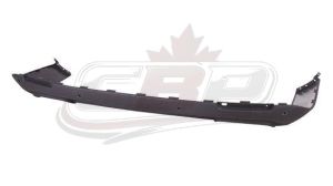 Valance Bumper Rear Dodge Challenger 2015-2021 Textured Gray With Sensor With Dual Exhaust , CH1195120