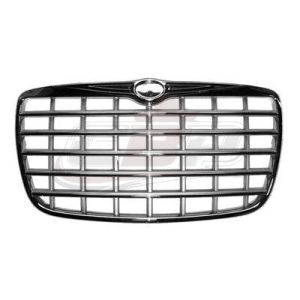 Grille Chrysler 300 2005-2010 Chrome Silver 5.7L/6.1L , CH1200276