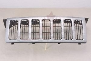 Grille Jeep Commander 2006-2010 Matt-Black With Chrome Mldg , CH1200303