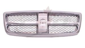 Grille Dodge Ram 1500 2009-2010 Chrome With Chrome Frame , CH1200326