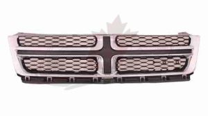Grille Dodge Avenger 2011-2014 Matte-Dark Gray With Chrome Mldg , CH1200348