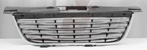 Grille Chrysler 200 Convertible 2011-2014 Chrome Frame With Chrome Faced Slats , CH1200353