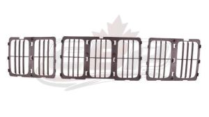 Grille Jeep Grand Cherokee 2014-2016 Matte-Black Louvered Style Laredo/Ltd , CH1200369