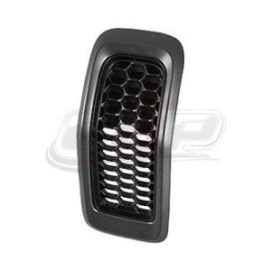 Grille Jeep Cherokee 2014-2018 Matte Black With Painted Silver Molding 7 Pieces Set , CH1200374