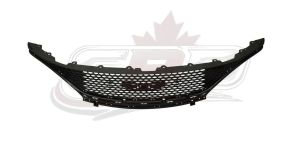 Grille Upper Chrysler Pacifica 2017-2020 Matte Black Without Camera , CH1200404