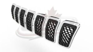 2019-2023 Jeep Cherokee Grille Front Chrome Frontame With , CH1200415