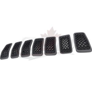 2019-2023 Jeep Cherokee Grille Front Silver Granite Sparkle , CH1200432