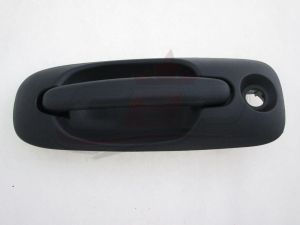 Door Handle Front Outer Driver Side Chrysler Voyager 2001-2003 With Key Hole Textured Black , CH1310123