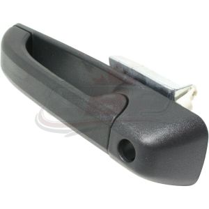 Door Handle Front Outer Driver Side Dodge Ram 3500 2010 Black Textured With Keyless Entry With Keyhole , CH1310160