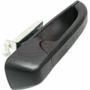 Door Handle Front/Rear Outer Passenger Side Dodge Ram 1500 2009-2010 Black Textured Without Keyhole , CH1311160