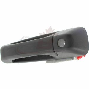 Door Handle Front Outer Passenger Side Ram 3500 2011-2018 Black Textured With Keyhole , CH1311164
