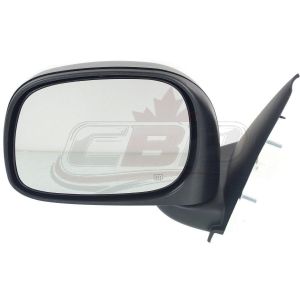 Mirror Driver Side Dodge Ram 1500 2002-2009 Power Heated Textured Without Tow Manual Fold , CH1320215