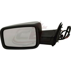 Mirror Driver Side Dodge Ram 1500 2009-2010 Power Heated Without Tow With Signal/Puddle Lamp With Chrome Cap , CH1320292