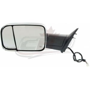 Mirror Driver Side Ram 1500 Classic 2019 Power Chrome Heated With Ambient/Signal/Puddle Lamp/Memory/Tow , CH1320351