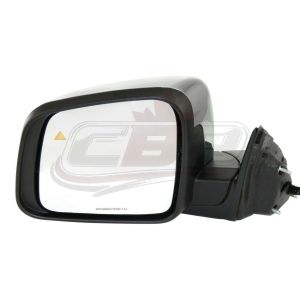 Mirror Driver Side Jeep Grand Cherokee 2011-2021 Heated With Memory/Signal/Blind Spot Without Dimming Glass Chrome , CH1320359