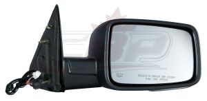 Mirror Passenger Side Dodge Ram 1500 2009-2010 Power Textured Heated With Signal/Puddle Lamp Without Memory/Auto Dimming , CH1321304