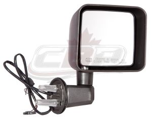 Mirror Passenger Side Jeep Wrangler 2018 Power Heated Non Foldable Textured Black , CH1321390