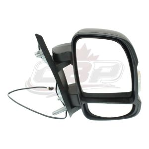 Mirror Passenger Side Ram Promaster 3500 2015-2019 Manual Black With Signal/Temperature Sensor Non-Extending Without Heat Manual Fold , CH1321417