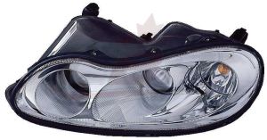 Head Lamp Driver Side Chrysler Concorde 2002-2004 3 Bulb Type , CH2502148
