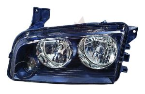 Head Lamp Driver Side Dodge Charger 2006-2007 Small Amber Lens Over Turn Signal From 11/08/2006 High Quality , CH2502163