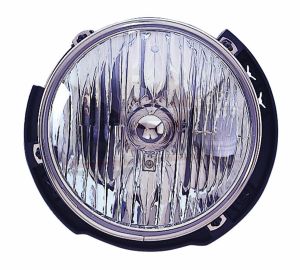 Head Lamp Driver Side Jeep Wrangler 2007-2017 Capa