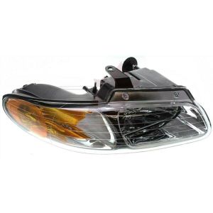 Head Lamp Passenger Side Chrysler Town Country 2000 Without Quad Lamp , CH2503134V
