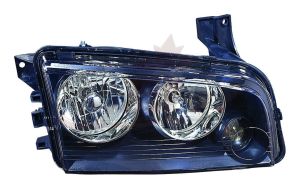 Head Lamp Passenger Side Dodge Charger 2006-2007 Small Amber Lens Over Turn Signal Front Om 11/08/2006 Capa, Ch2503163C