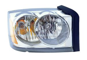 Head Lamp Passenger Side Dodge Dakota 2006-2007 Without Black Bezel Capa, Ch2503170C