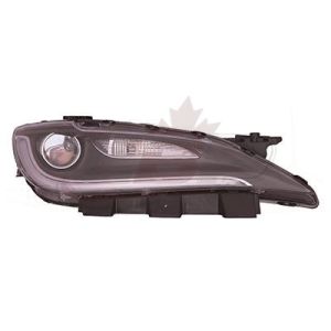 Head Lamp Passenger Side Chrysler 200 Sedan 2016-2017 Black Trim Capa, Ch2503292C