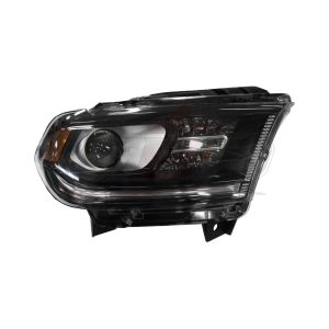 Head Lamp Passenger Side Dodge Durango 2016-2020 Without Led Lamp Chrome Trim Capa, Ch2503303C