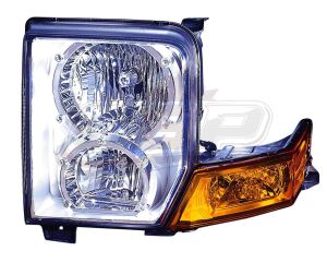 Head Lamp Driver Side Jeep Commander 2006-2010 Halogen High Quality , CH2518117