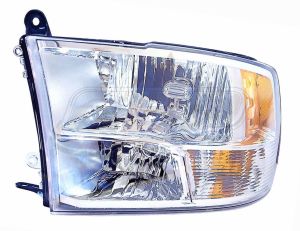 Head Lamp Driver Side Dodge Ram 1500 2009-2010 With Quad Capa, Ch2518135C