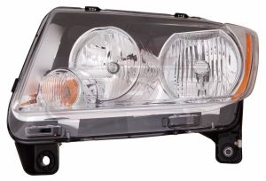 Head Lamp Driver Side Jeep Compass 2011-2013 Code Lmb Without Black Trim Without Leveling Capa, Ch2518139C
