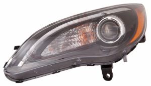 Head Lamp Driver Side Chrysler 200 Convertible 2011-2014 Halogen Black Bezel S Model High Quality, Ch2518141
