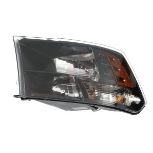 Head Lamp Driver Side Ram 1500 Classic 2019 Halogen Std Type With Black Bezel High Quality , CH2518149